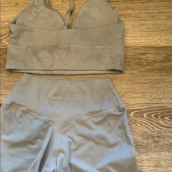 Alphalete Alphalux Set - Washed Denim - Picture 1 of 4